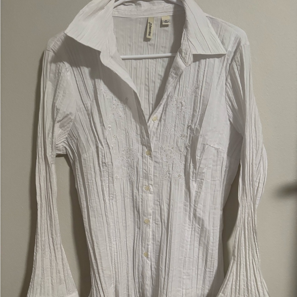 NWT St. John’s Bay Men Dress White Shirt